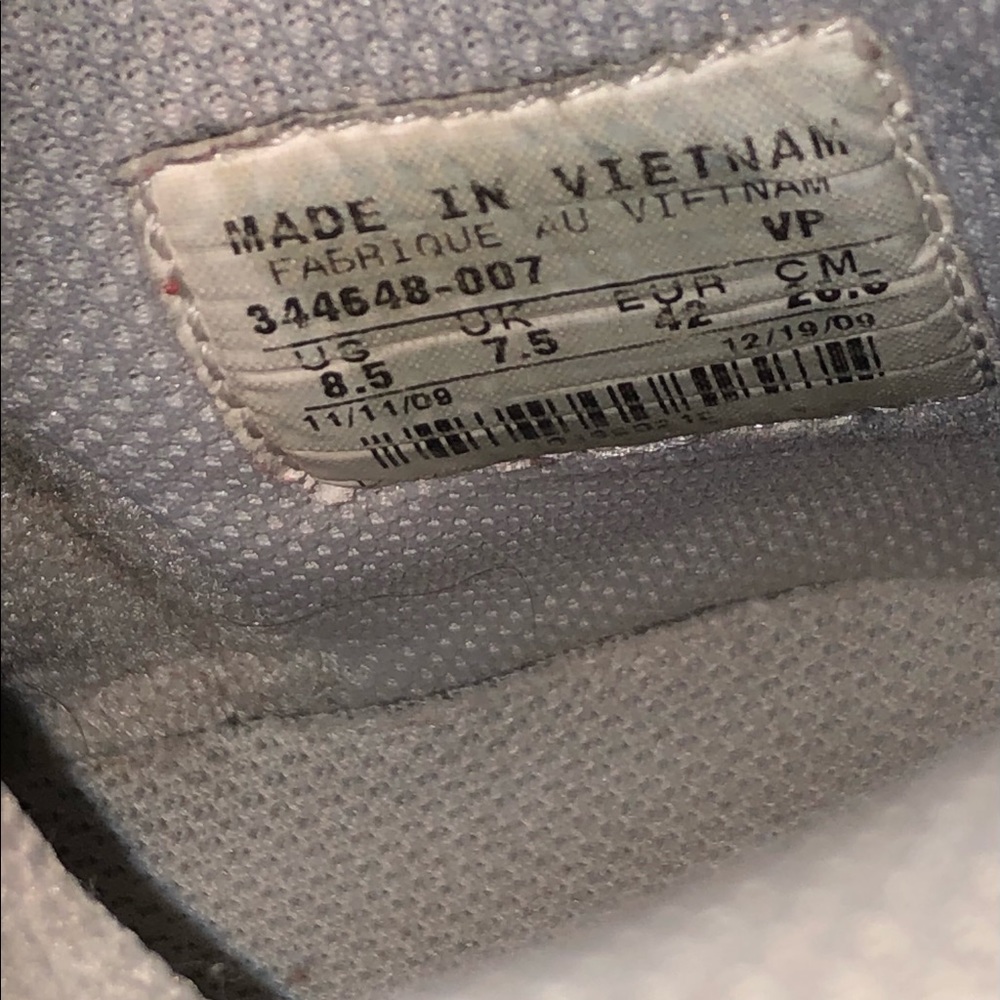 🧺 Y2K NIKE DUNK HIGH DENIM GINGHAM GREY PLAID MENS SHOES SIZE 8.5 SNEAKERS 🧺 - Picture 6 of 6